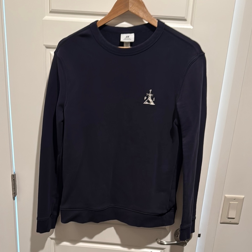 Navy Blue Crewneck Sweatshirt H&M Men’s Medium